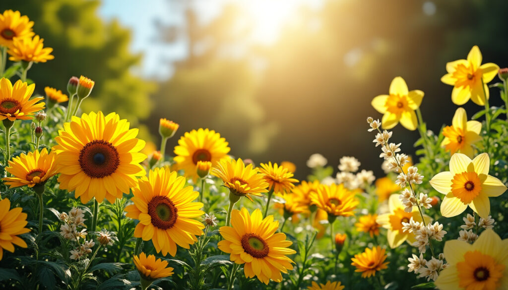 découvrez comment choisir les meilleures fleurs jaunes pour embellir votre jardin ensoleillé avec des espèces adaptées et faciles à entretenir.