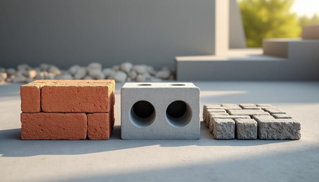 découvrez les différences, avantages et prix de la brique, du parpaing et du pavé pour choisir le matériau idéal à votre projet de construction ou rénovation.