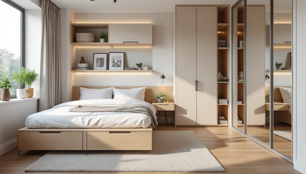 découvrez nos astuces pour aménager une petite chambre, gagner de la place et créer un espace à la fois fonctionnel, confortable et harmonieux.